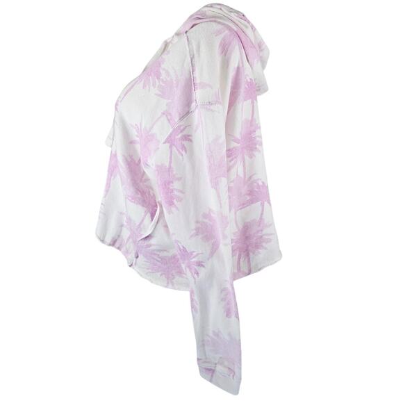 Southern Spirit Hawiian Palm Tree Novelty Print Athleisure Sweatshirt Women's L - Picture 2 of 5